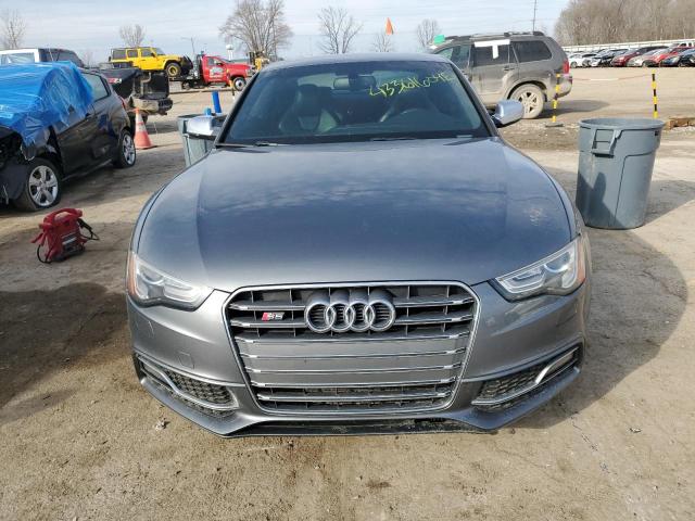WAUCGAFR9DA001245 - 2013 AUDI S5 PREMIUM PLUS ნაცრისფერი ფოტო 5