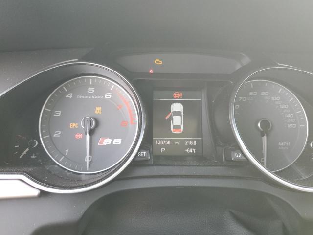 WAUCGAFR9DA001245 - 2013 AUDI S5 PREMIUM PLUS ნაცრისფერი ფოტო 9