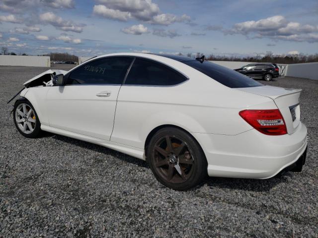 WDDGJ8JB8EG201238 - 2014 MERCEDES-BENZ C 350 4MATIC WHITE photo 2