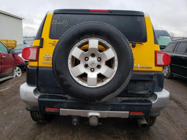 JTEBU11F970058801 - 2007 TOYOTA FJ CRUISER YELLOW photo 6