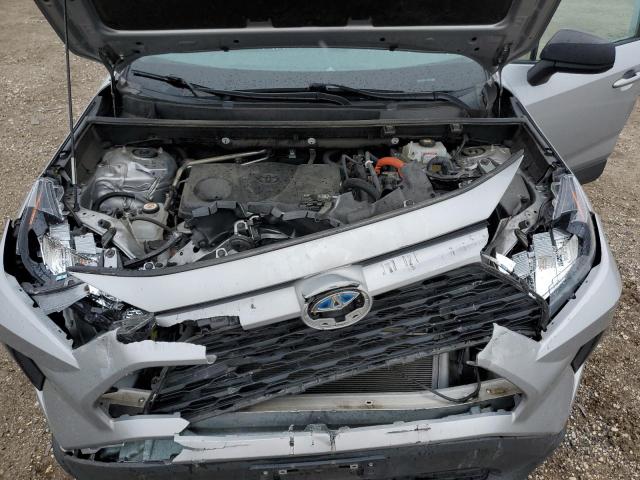 2T3L6RFV0MW011391 - 2021 TOYOTA RAV4 LE SILVER photo 12