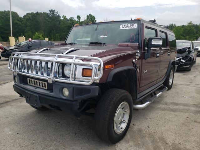 5GRGN23U57H102284 - 2007 HUMMER H2 BURGUNDY photo 2