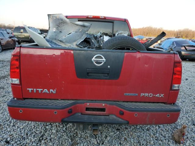 1N6BA0EC1CN324104 - 2012 NISSAN TITAN S RED photo 6