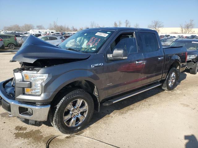 1FTEW1EG9FKD43175 - 2015 FORD F150 SUPERCREW GRAY photo 1