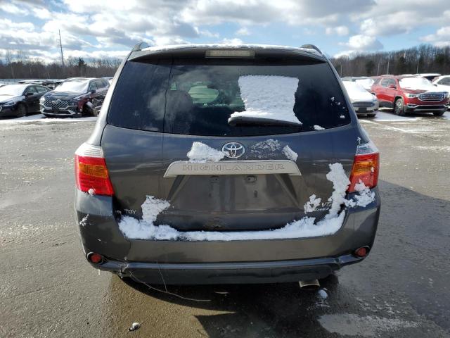 JTEES41A482047414 - 2008 TOYOTA HIGHLANDER GRAY photo 6