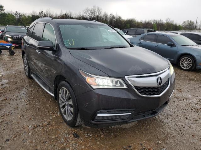 5FRYD4H46EB006253 - 2014 ACURA MDX TECHNOLOGY GRAY photo 4