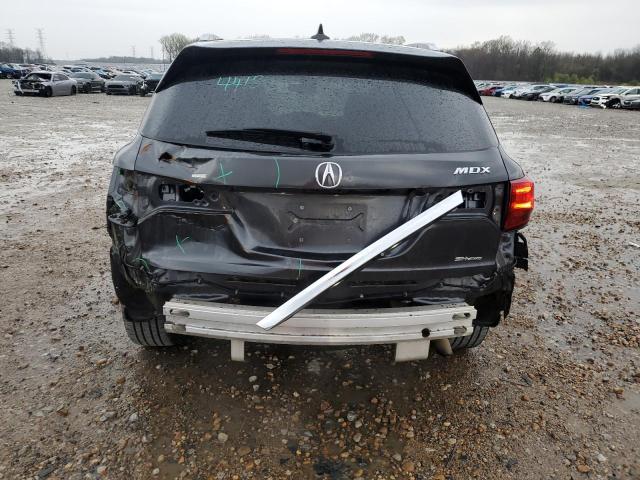 5FRYD4H46EB006253 - 2014 ACURA MDX TECHNOLOGY GRAY photo 6