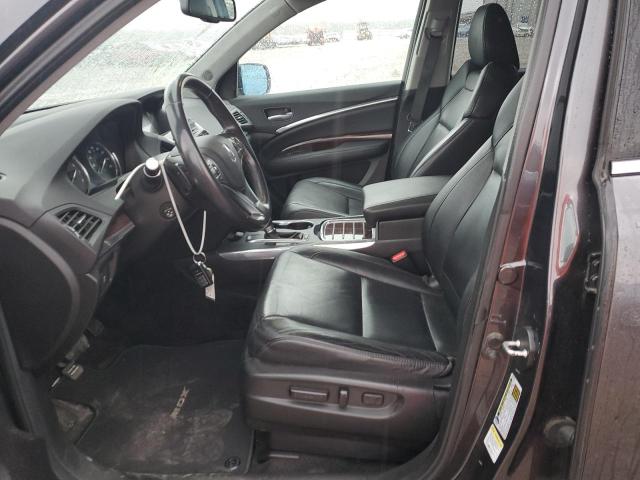 5FRYD4H46EB006253 - 2014 ACURA MDX TECHNOLOGY GRAY photo 7