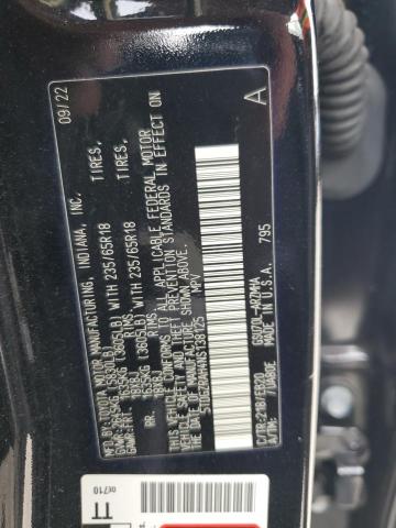 5TDGZRAH4NS138125 - 2022 TOYOTA HIGHLANDER XLE 黑色 照片 14