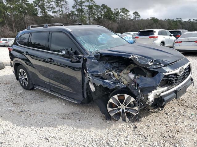 5TDGZRAH4NS138125 - 2022 TOYOTA HIGHLANDER XLE 黑色 照片 4