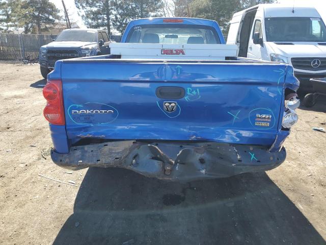 1D7HE22N98S587944 - 2008 DODGE DAKOTA ST BLUE photo 6