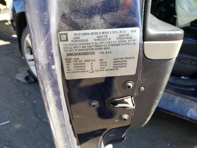 3GNCA63X69S563928 - 2009 CHEVROLET HHR SS 蓝色 照片 13