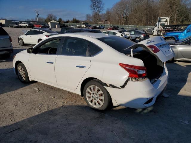 3N1AB7AP8HY370491 - 2017 NISSAN SENTRA S WHITE photo 2