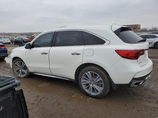 5FRYD4H51HB027542 - 2017 ACURA MDX TECHNOLOGY WHITE photo 2