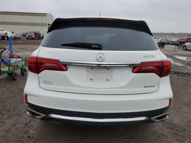 5FRYD4H51HB027542 - 2017 ACURA MDX TECHNOLOGY WHITE photo 6