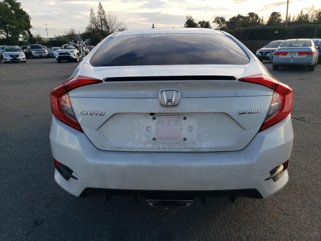 2HGFC2F89LH577105 - 2020 HONDA CIVIC SPORT WHITE photo 6