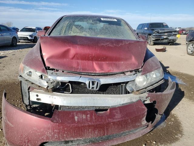 1HGFA15577L079985 - 2007 HONDA CIVIC LX RED photo 5