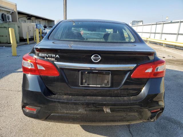 3N1AB7AP2HY255840 - 2017 NISSAN SENTRA S BLACK photo 6