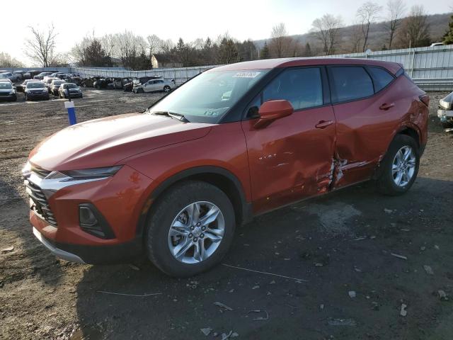 3GNKBBRA4MS566047 - 2021 CHEVROLET BLAZER 1LT ORANGE photo 1