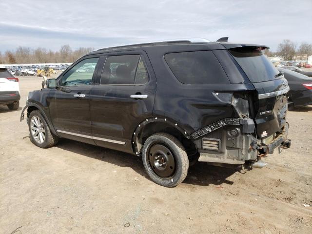 1FM5K8F87GGA36499 - 2016 FORD EXPLORER LIMITED BLACK photo 2