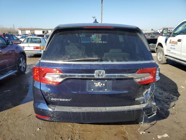 5FNRL6H89JB001498 - 2018 HONDA ODYSSEY TOURING BLUE photo 6