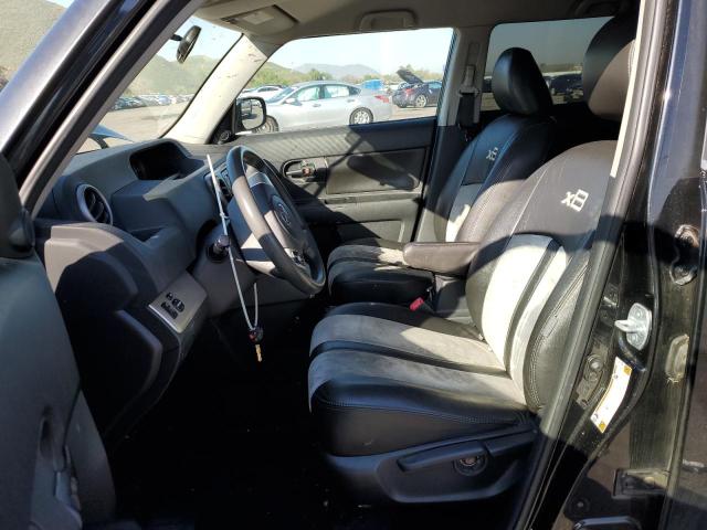 JTLKE50E181045087 - 2008 TOYOTA SCION XB Siyah fotoğraf 7