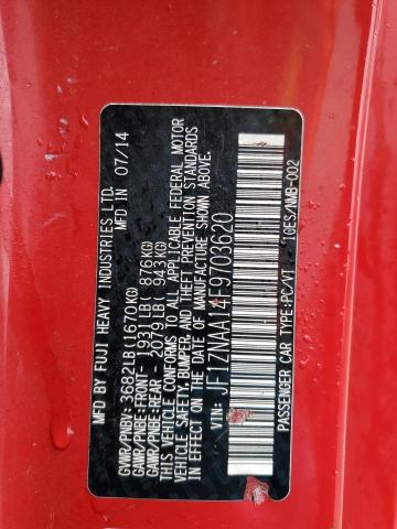 JF1ZNAA14F9703620 - 2015 TOYOTA SCION FR-S RED photo 13