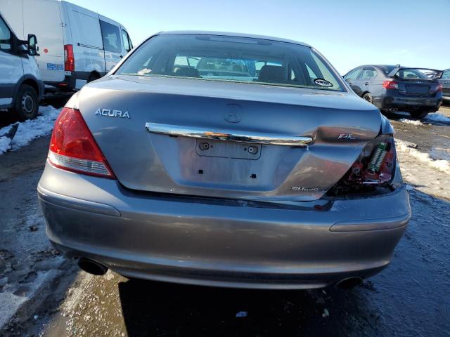 JH4KB16647C002250 - 2007 ACURA RL GRAY photo 6