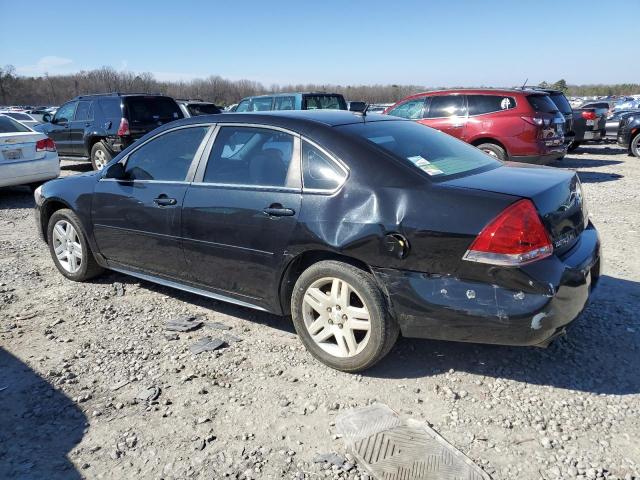 2G1WA5E31C1185510 - 2012 CHEVROLET IMPALA LS BLACK photo 2