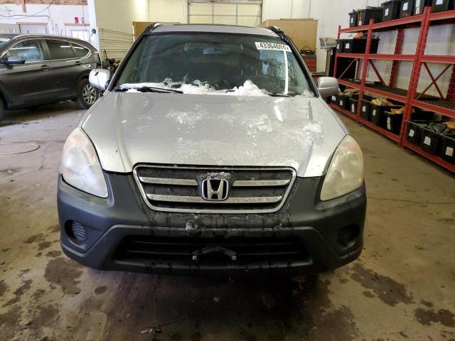 JHLRD78856C050708 - 2006 HONDA CR-V EX GRAY photo 5