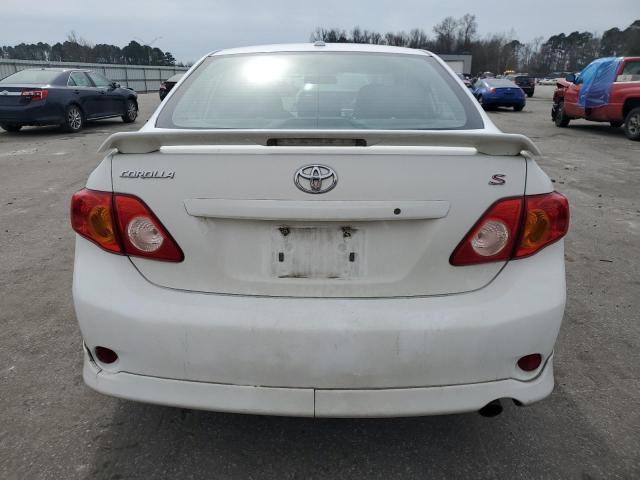 1NXBU4EE7AZ275167 - 2010 TOYOTA COROLLA BASE WHITE photo 6