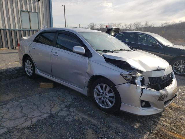2T1BU4EE8AC475296 - 2010 TOYOTA COROLLA BASE SILVER photo 4