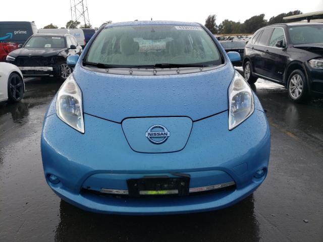 1N4AZ0CP0DC415770 - 2013 NISSAN LEAF S BLUE photo 5