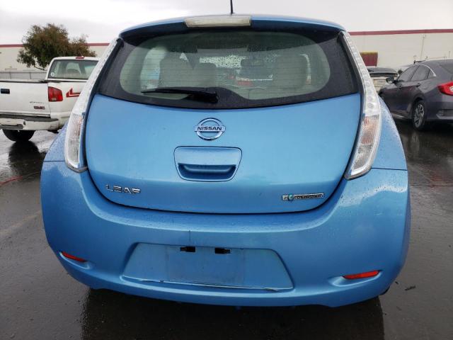 1N4AZ0CP0DC415770 - 2013 NISSAN LEAF S BLUE photo 6