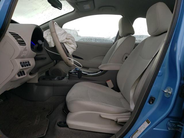 1N4AZ0CP0DC415770 - 2013 NISSAN LEAF S BLUE photo 7