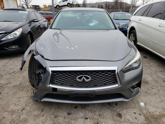 JN1EV7AR6JM610818 - 2018 INFINITI Q50 LUXE GRAY photo 5