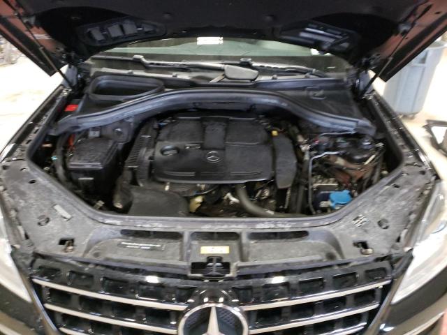 4JGDA5HB3FA608840 - 2015 MERCEDES-BENZ ML 350 4MATIC BLACK photo 12