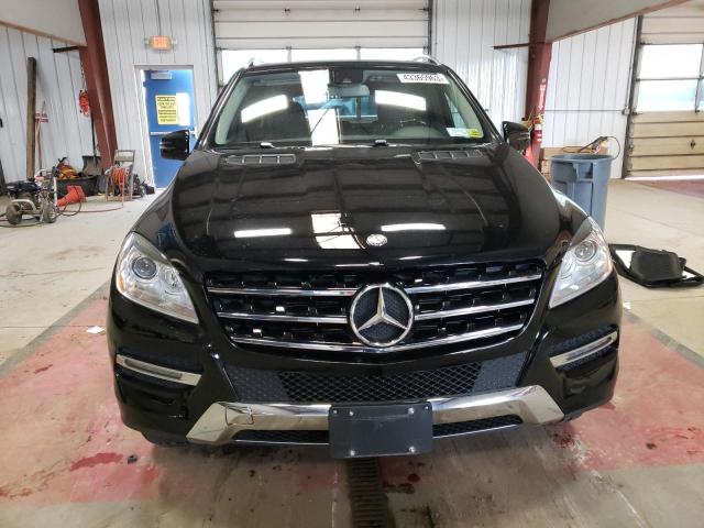 4JGDA5HB3FA608840 - 2015 MERCEDES-BENZ ML 350 4MATIC BLACK photo 5