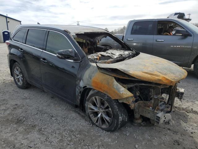 5TDJKRFHXES064681 - 2014 TOYOTA HIGHLANDER XLE Սև լուսանկար 4