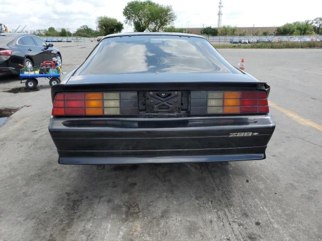 1G1FP23E7ML105284 - 1991 CHEVROLET CAMARO RS BLACK photo 6