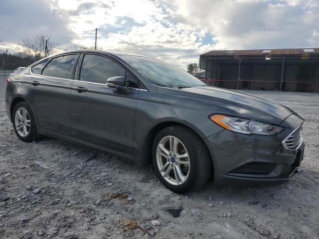 3FA6P0HD8JR208082 - 2018 FORD FUSION SE GRAY photo 4