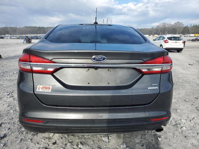 3FA6P0HD8JR208082 - 2018 FORD FUSION SE GRAY photo 6