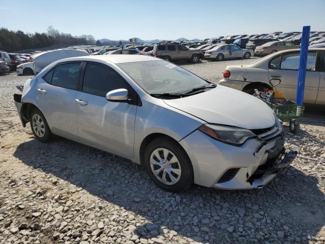 2T1BURHE5FC338820 - 2015 TOYOTA COROLLA L SILVER photo 4