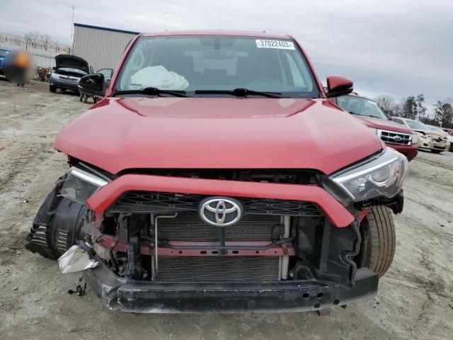 JTEBU5JR3G5330120 - 2016 TOYOTA 4RUNNER SR5/SR5 PREMIUM RED photo 5