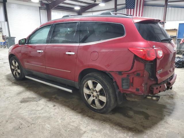 1GNKVLED6CJ225553 - 2012 CHEVROLET TRAVERSE LTZ BURGUNDY photo 2