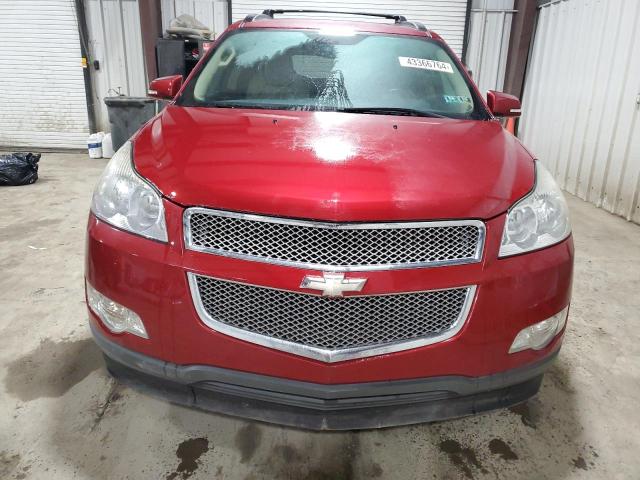 1GNKVLED6CJ225553 - 2012 CHEVROLET TRAVERSE LTZ BURGUNDY photo 5