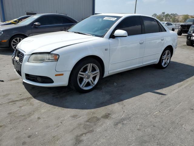 WAUAF78E48A101038 - 2008 AUDI A4 2.0T WHITE photo 1