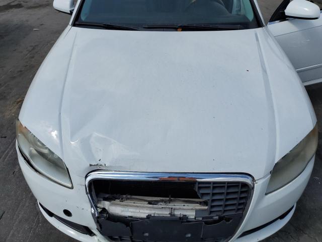 WAUAF78E48A101038 - 2008 AUDI A4 2.0T WHITE photo 11