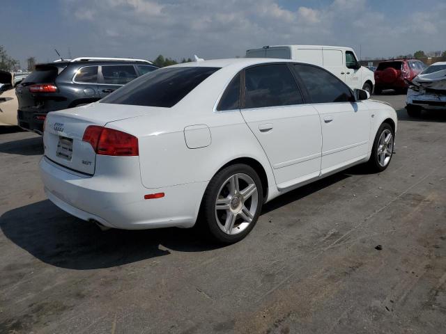 WAUAF78E48A101038 - 2008 AUDI A4 2.0T WHITE photo 3