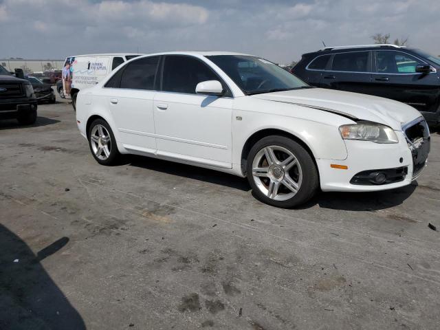 WAUAF78E48A101038 - 2008 AUDI A4 2.0T WHITE photo 4